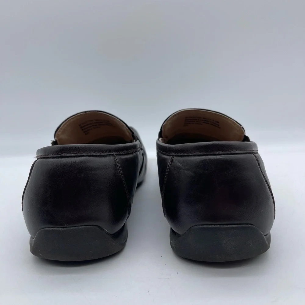 Madden M Saxton Men's Size 9.5‎ Penny Loafers Brown Slip On Leather Casual Shoes
